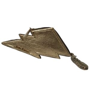 RARE Betsey Johnson Gold Lightning Bolt Wristlet NWT
